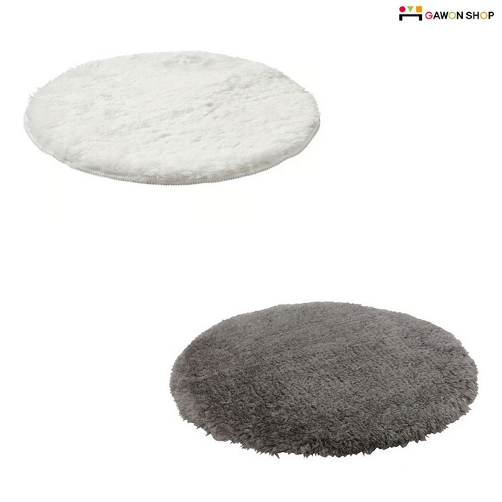 이케아 의자방석 의자패드 원형 32cm 양모느낌