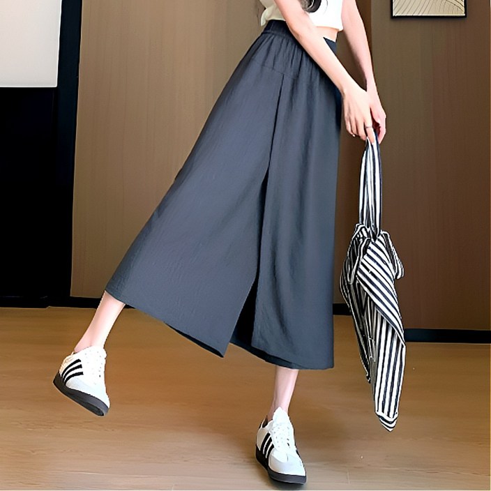 유루카 여성 치마바지 키작녀 밴딩