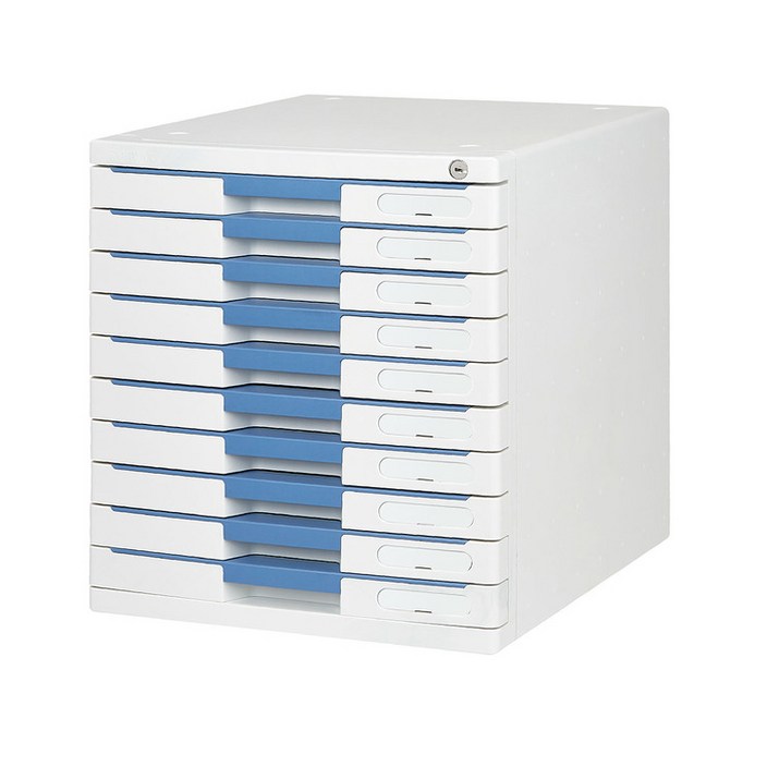 시스맥스 뉴맥스 서류함, 10단 블루, 10단