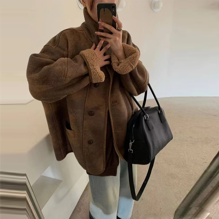 루메코23 하이넥 무스탕 J78