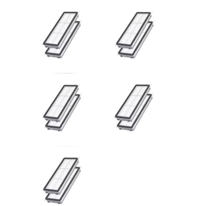 호환 샤오미 로보락 Qrevo S MaxV Pro Plus 로봇청소기 먼지 필터 소모품 교체용, 10개, Qrevo S 필터