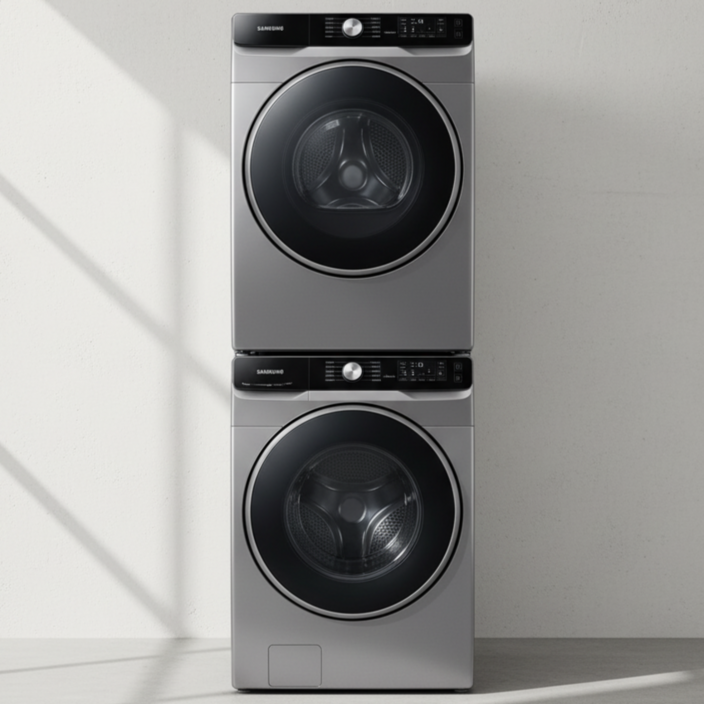 삼성전자 그랑데AI 세탁기건조기세트 WF21T6500KP(21kg)+DV17T8740BP(17kg)