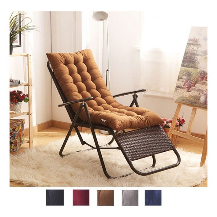 우리몰 리클라이너 쿠션 캠핑의자 방석 패드 등받이