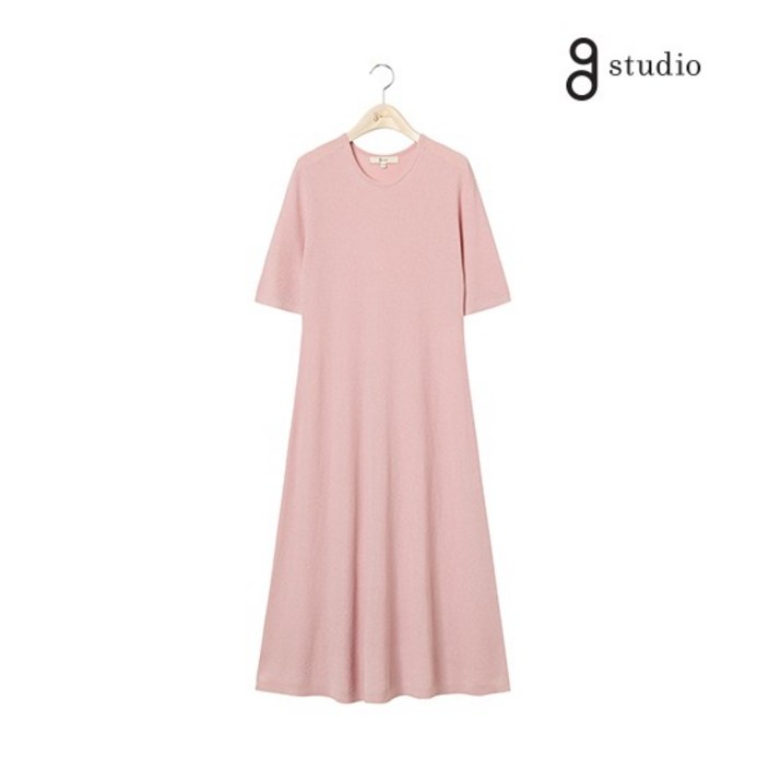 지스튜디오 25SS 썸머 홀가먼트 니트 원피스