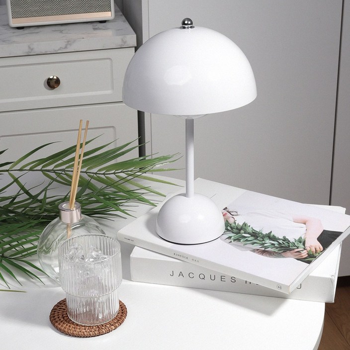 미드센추리 감성 무드등 침대 무선 스탠드 조명 수유등 3단계 밝기조절 3600mAh