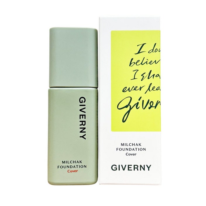 지베르니 밀착 커버 파운데이션 30ml 지속력 잡티 모공 커버