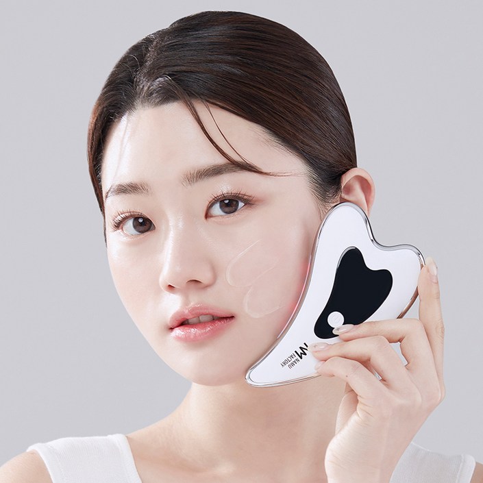 나무팩토리 다기능 전동 피부 마사지기, BH0629, 화이트