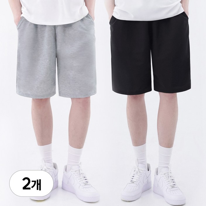 맨인모드 2장세트 데일리핏 트레이닝 반바지