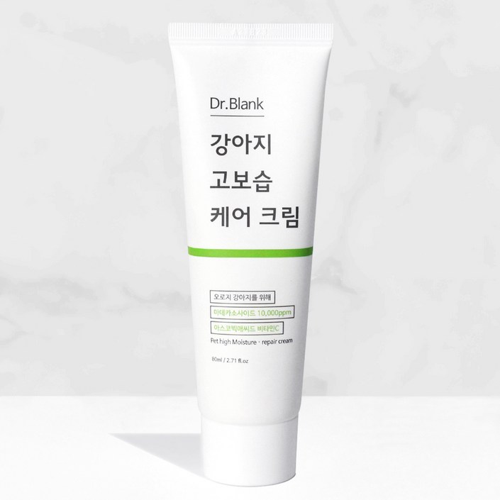 닥터블랭크 강아지 고보습 케어 크림 연고, 1개, 80ml 닥터블랭크 강아지 고보습 케어 크림 연고, 1개, 80ml