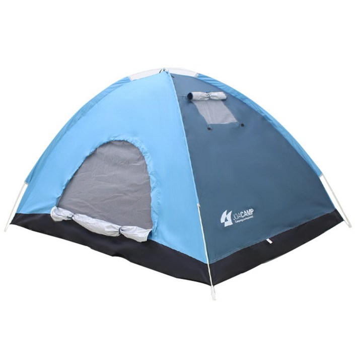 조아캠프 원터치 텐트, 텐트(블루), 가방(랜덤 발송), 3-4인용 20221008