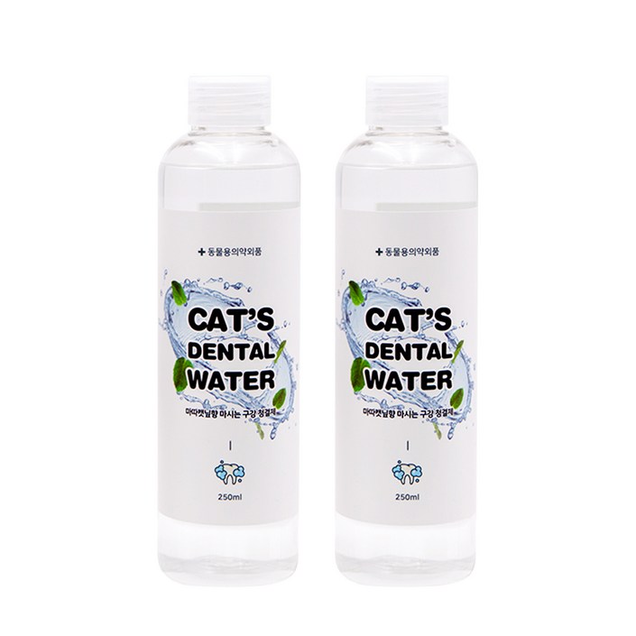 정글몬스터 캣 덴탈워터 구강청결제, 250ml, 2개 정글몬스터 캣 덴탈워터 구강청결제, 250ml, 2개