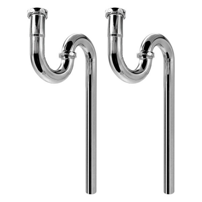 우리수도 S트랩 세면대 배수관