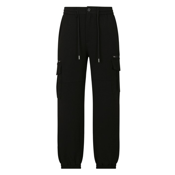 버커루 남성용 T/R스판 카고 조거 팬츠