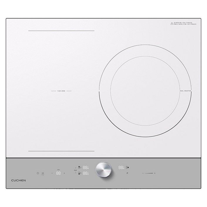 쿠첸 IH FLEX 대화구 올파워 인덕션 3구 그레이 방문설치