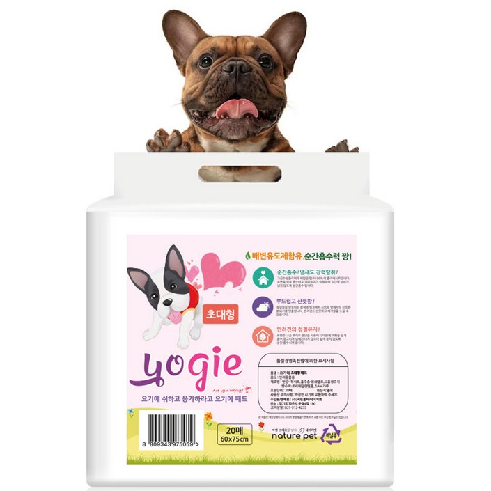 요기에 초대형 애견 배변패드