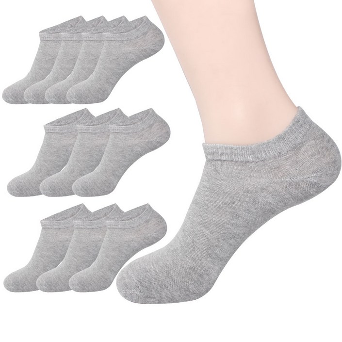 두발로 여성용 스니커즈 발목 양말 10켤레 두발로 여성용 스니커즈 발목 양말 10켤레