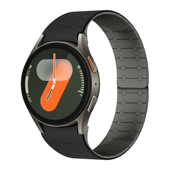 아이몰 갤럭시워치 초경량 에어핏 실리콘 마그네틱 스트랩, 블랙차콜, 1개