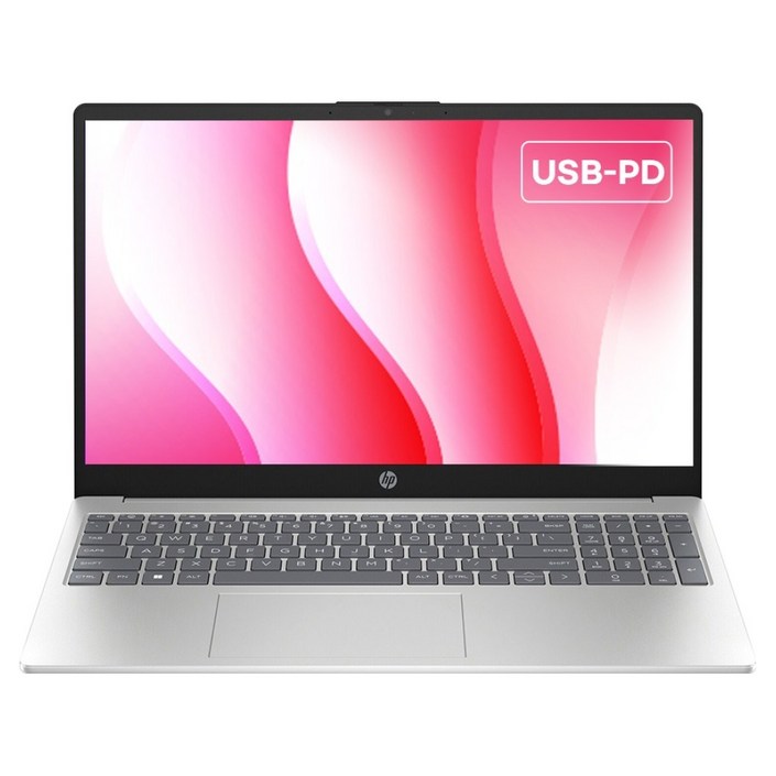 HP 2026 노트북 15 라이젠5 라이젠 7000 시리즈, Natural silver, 512GB, 16GB, Free DOS, 15fc1061AU