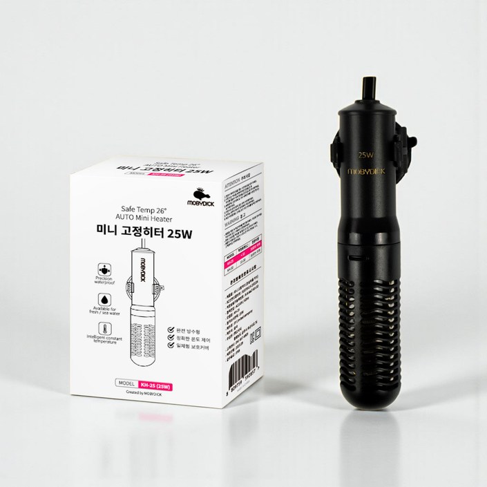 모비딕 방수 미니 고정 히터 KH25W  안전캡 세트