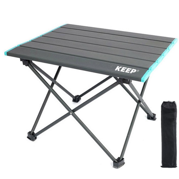 KEEP 캠핑용 초경량 알루미늄 접이식 폴딩 롤 테이블 20240329