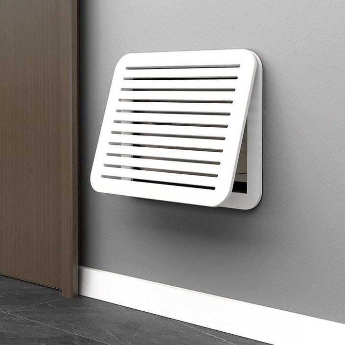 제이릿 배전함 가리개 월커버 두꺼비집 커버, 줄 무늬 아이보리