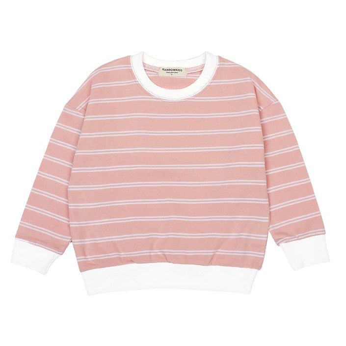 레인보우키즈 아동용 세인트 스트라이프 맨투맨