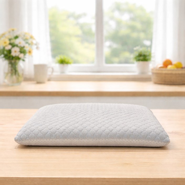 러빙랩 허니콤 끈달린 메모리폼 의자방석