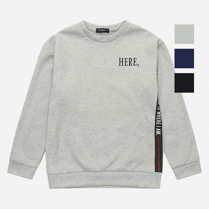 뱅뱅 동아백화점 수성점 가을 겨울 남녀공용 스트릿 본딩 오버핏 맨투맨