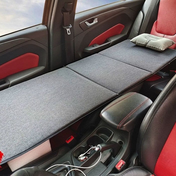 승용차 차박 평탄화 매트 접이식 침대 조수석 차량용 자동차