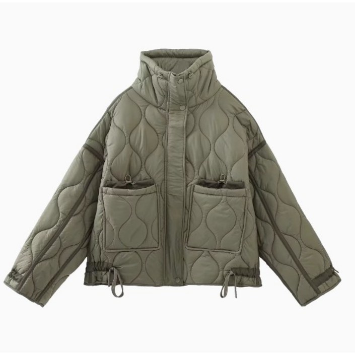 ZARA 자라 경량  패딩 크롭  점퍼 자켓