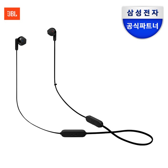 삼성공식파트너 JBL T215BT 무선 블루투스 이어폰, BLK블랙