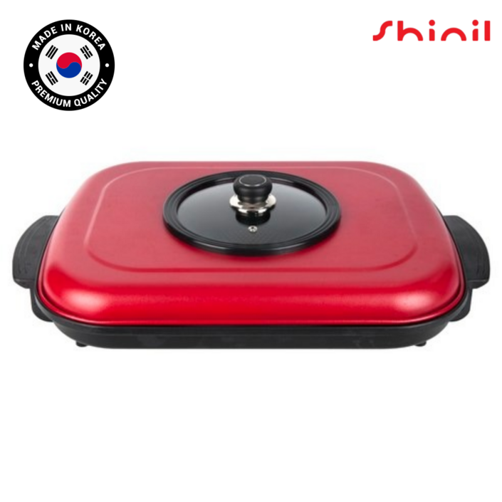 HIT신일가전 신일 국내제작 전기후라이팬 대형 사각 잔치팬 SPPH610SS