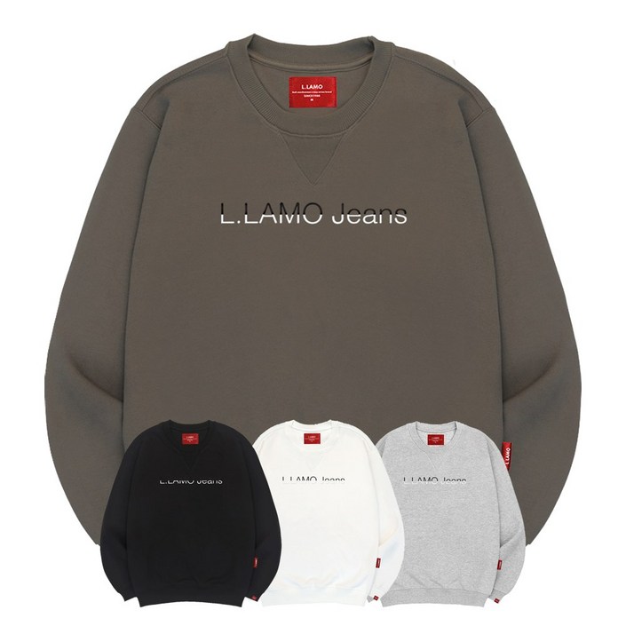 엘라모 3M 리버설 맨투맨 남녀공용 빅사이즈 S~4XL