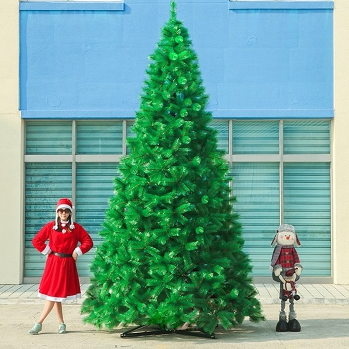 25년 초대형 4m 크리스마스트리 무장식 실외 카페 교회 성당 인테리어 전시회 성탄트리, 초대형 4m트리