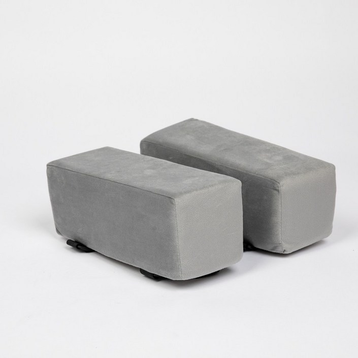 띵덕 사무실 의자 팔꿈치 팔걸이 굴곡형 벽돌형 5cm 10cm, 그레이