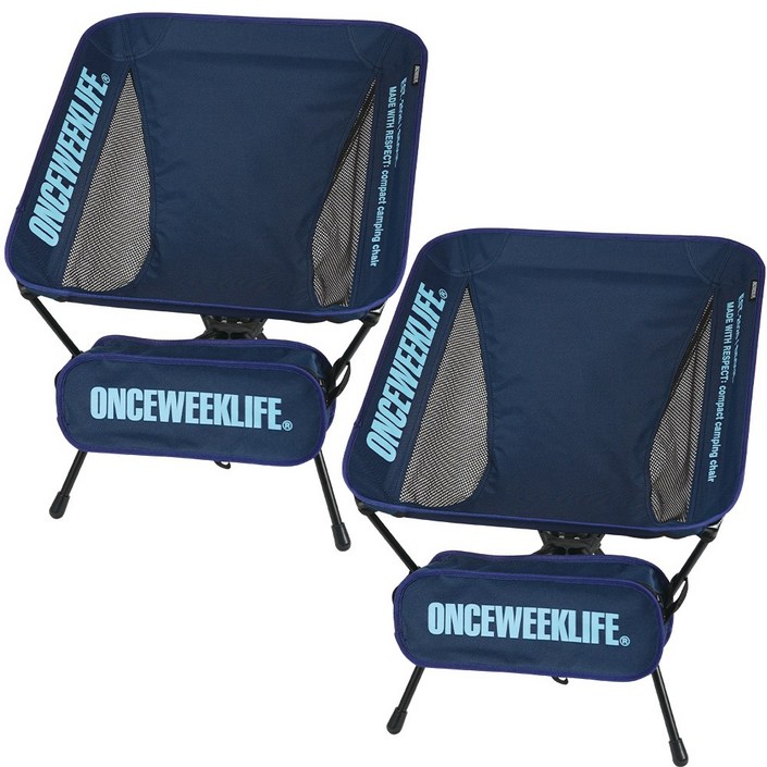 원스위크라이프 접이식 백패킹 경량스틸 캠핑 체어