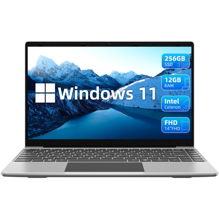 점퍼노트북 14 슬림 비즈니스 노트북 FHDIPSDDR4 12G256G, 그레이