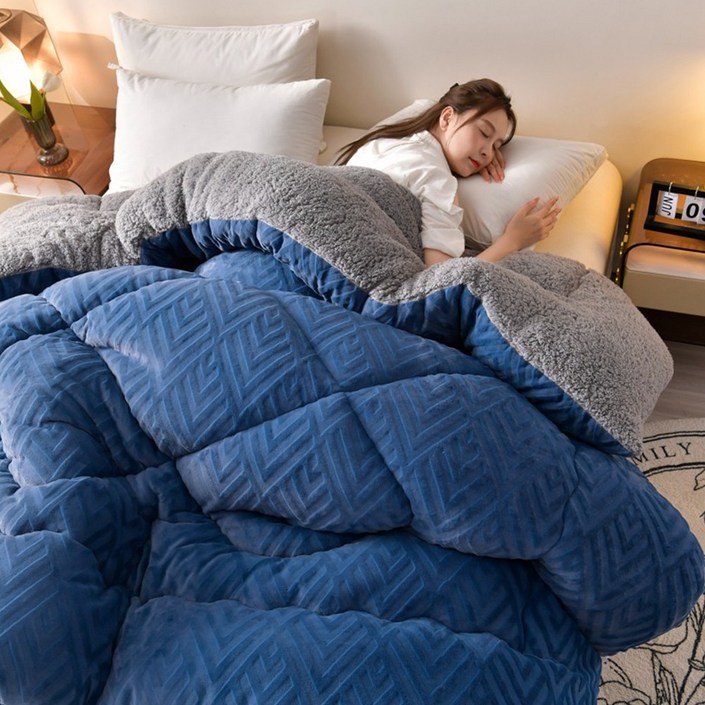 paramicia 겨울이불 극세사 두꺼운 양면 이불