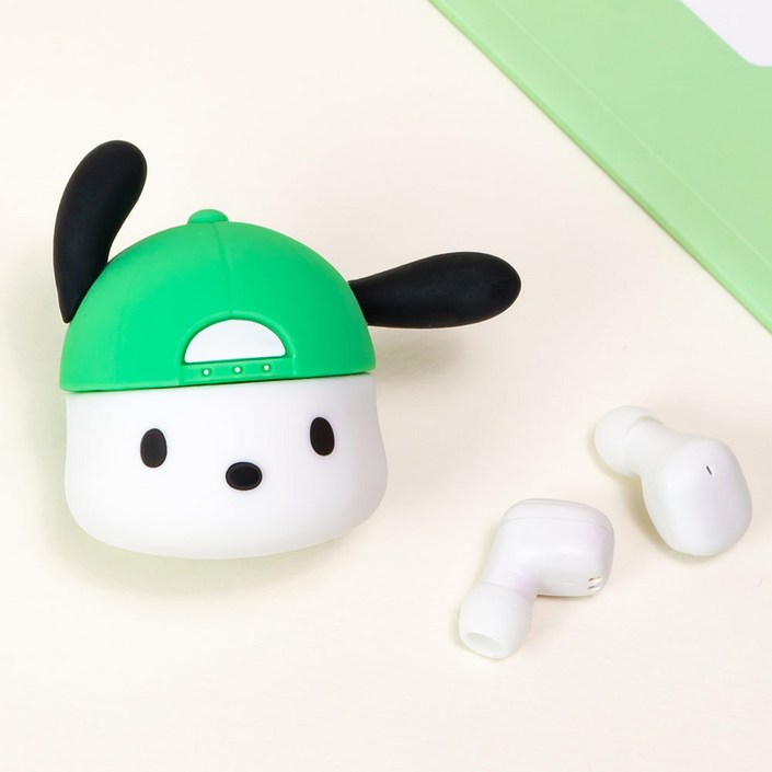 산리오 포차코 피규어 무선 블루투스 이어폰 커널형