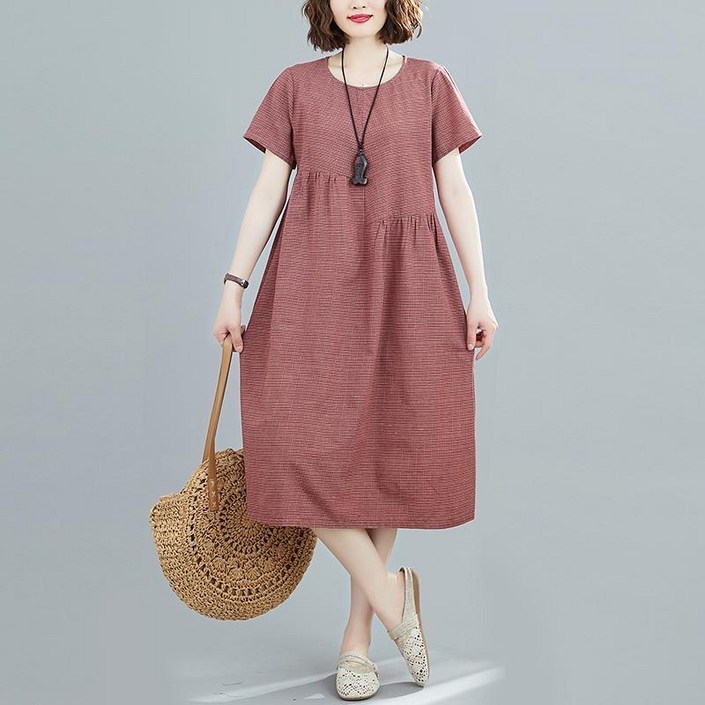 루스리더 여성 슬림핏 베이직 심플 원피스 ES94