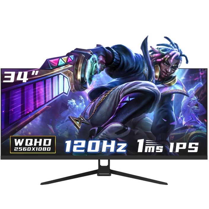 34인치 울트라 와이드 커브드 게이밍 모니터 1500R, 4k, UWQHD, 165Hz, 2k120Hz 평면 PC 모니터, 특가 할인중, 88cm, 2K 120Hz 평면