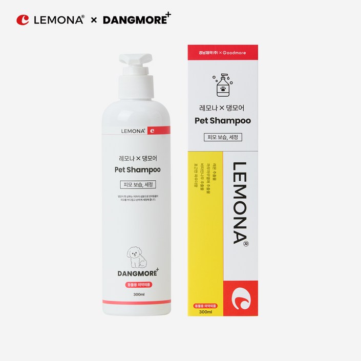 레모나 X 댕모어 펫 샴푸 300ml, 1개, 300ml