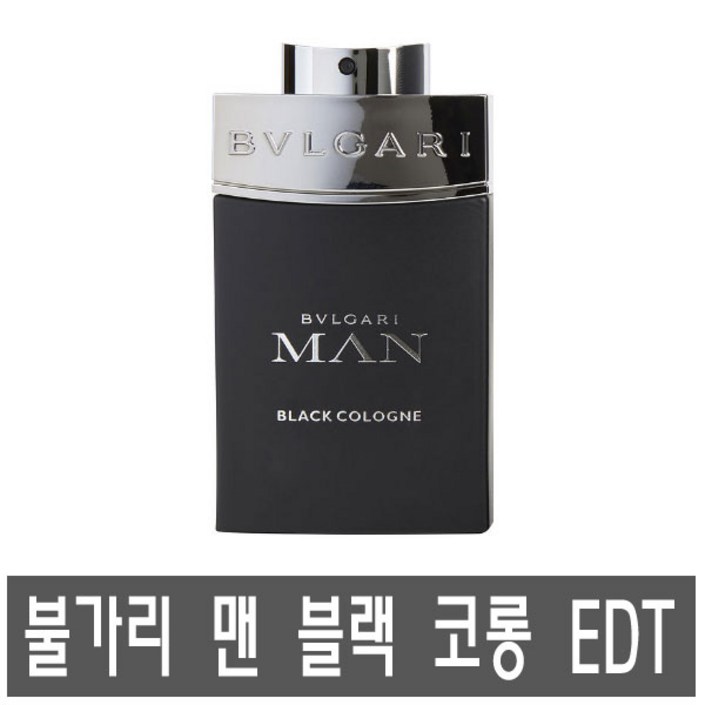 불가리 맨 블랙 코롱 EDT 100ml, 실속형, 무지박스, 본품일체형