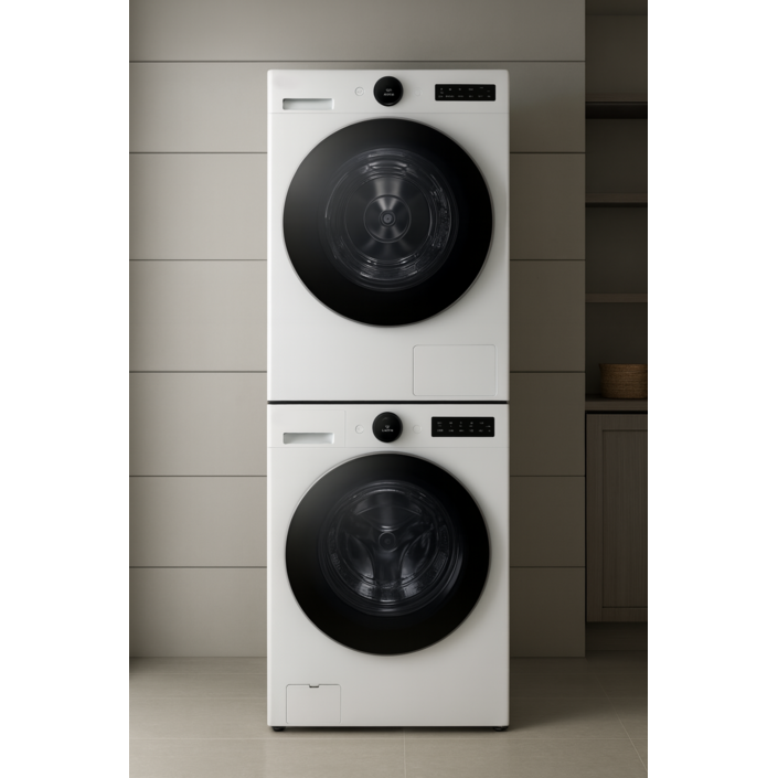 LG 트롬 오브제컬렉션 세탁기25kg  건조기22kg  스태킹키트 KX25WS22WS 화이트 기사님설치 폐가전무상수거