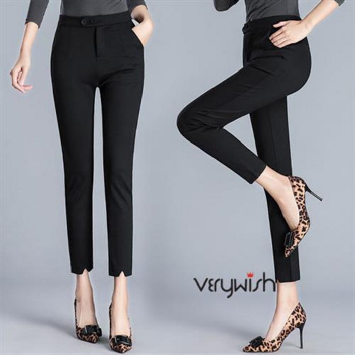 뉴욕멋쟁이 큐트임 슬림 여성 슬랙스