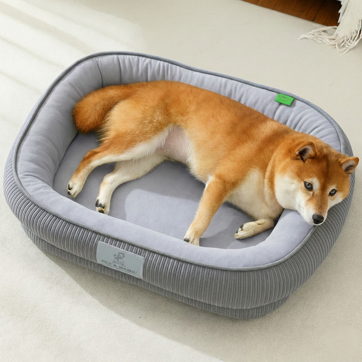 (품질UP 가격 DOWN) 런레이더 반려동물 강아지 마약 방석, 그레이, 1개
