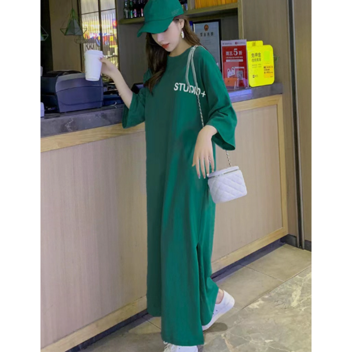 EASY한 칠부소매 원피스