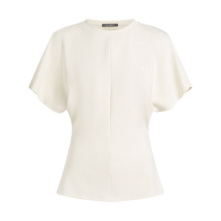 칼 라거펠트 플러터 소매 탑