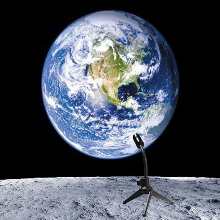 osshop 대형 달 무드등 지구 빔 프로젝터 이벤트 캠핑 조명 미니 우주 보름달 조명
