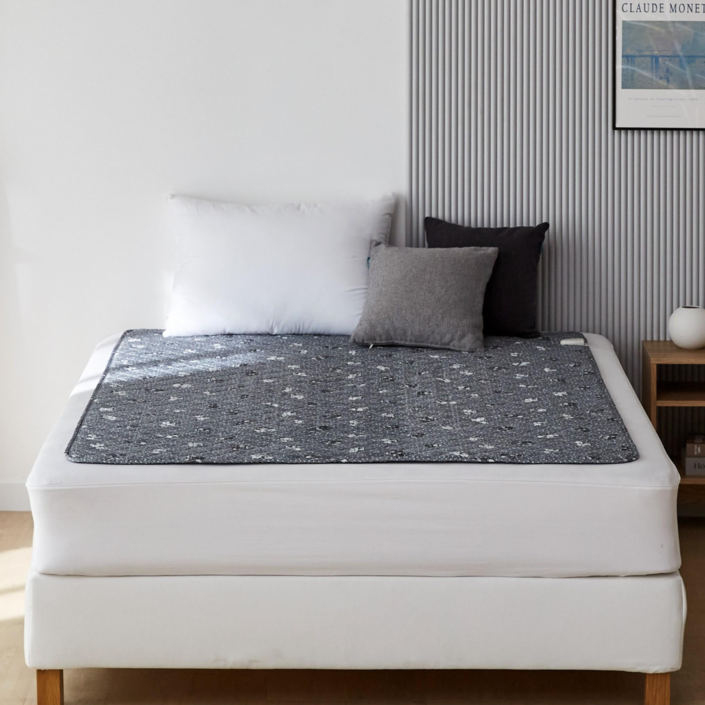 5차완판 재입고 한일의료기 프리미엄 고급 전기요 곰인형 싱글,더블, 싱글중, 그레이곰패턴